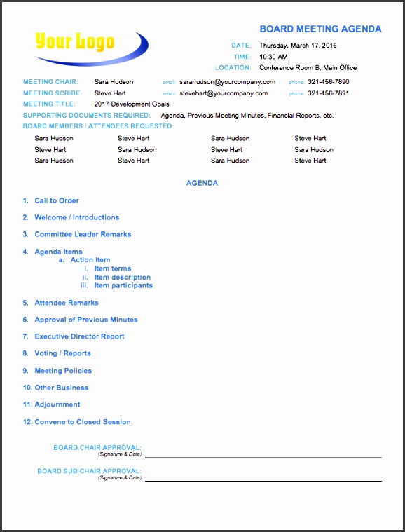 temp meetingagendaboard this board meeting agenda template