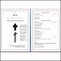 4+ Memorial Program Template Ms Word Memorial Program Template
