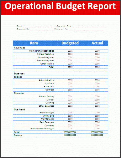 replacethis blank monthly operational bud report template sample a part of excellent monthly report templates