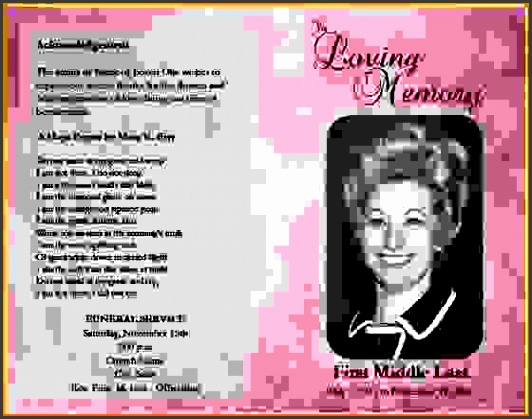 8 obituary template freereference letters words reference