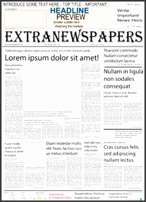 newspaperfix newspapers for illustrator newspaper templates with adobe illustrator newspaper template