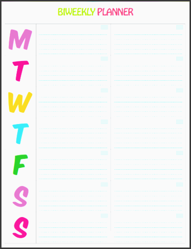i just love this cute weekly planner printable the colors are vibrant and coordinate with