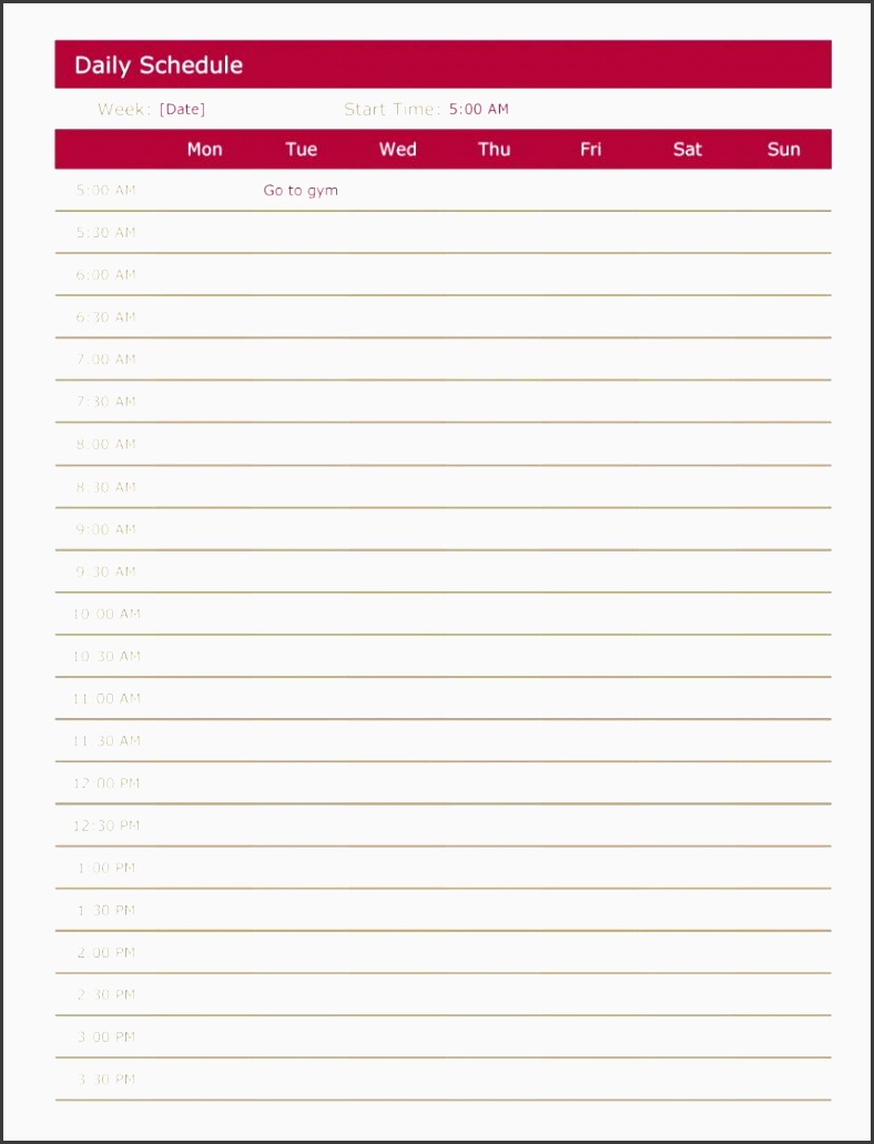 free daily calendar template 28 images the one printable i can planner week planner template template