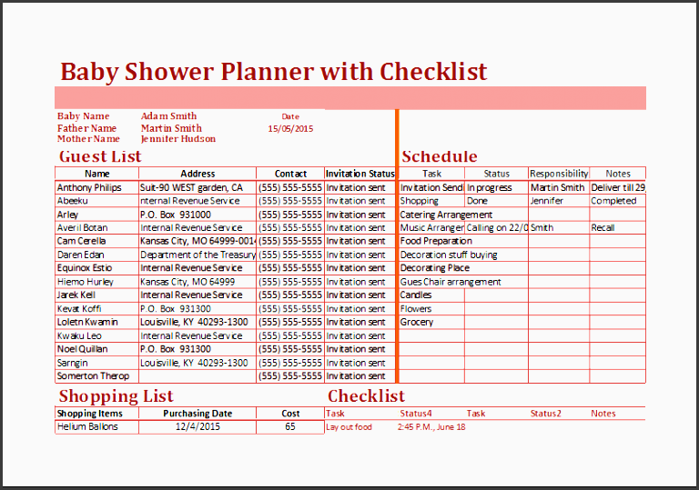 impressive decoration baby shower planners beautifully idea amusing planner template 23 about remodel free