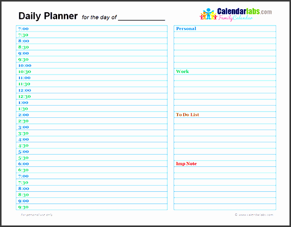 2017 daily planner template free printable templates free printable daily calendar