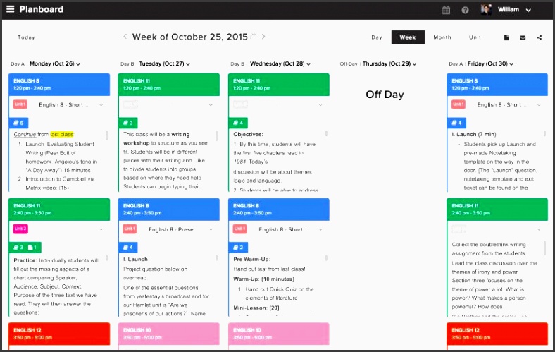 online class planner pacq co free digital lesson plan book week view image2x ea3f e3f3e9017e64f free lesson