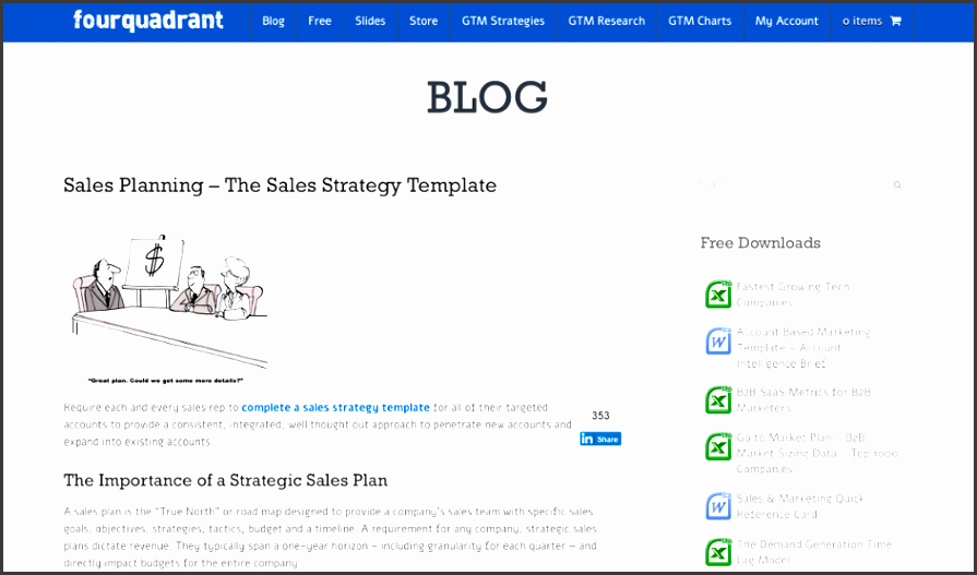 online sales cmo marketing sales strategy four quadrant sales planning the