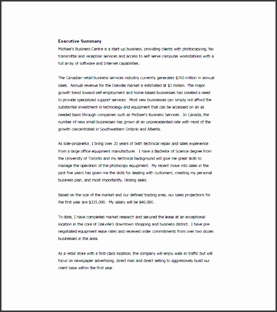 business plan template for online retail business