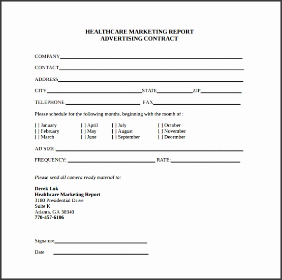 marketing report template