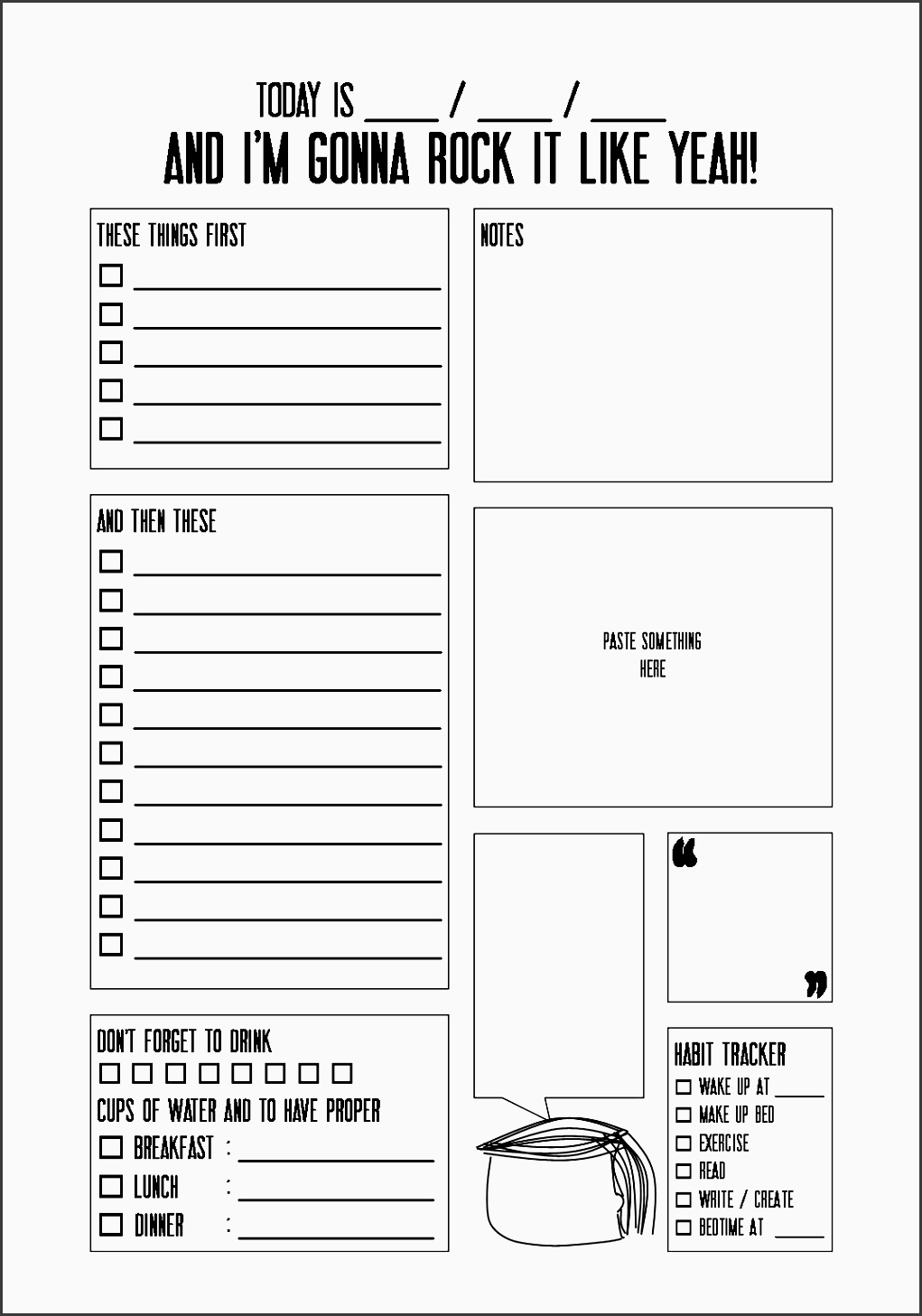 i have this love hate relationship with planners there are tons of cute free printable planner online yet only a few can match my needs some are too