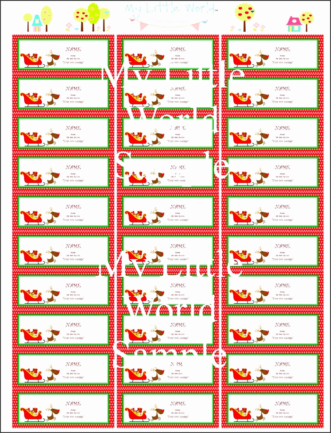 address label template free brochure design templates word sample microsoft newsletter example of christmas return labels
