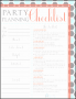 8 Party Guest List format