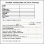 7 Party Planning Checklist Example