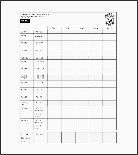 agenda planner template 8 free word excel pdf format