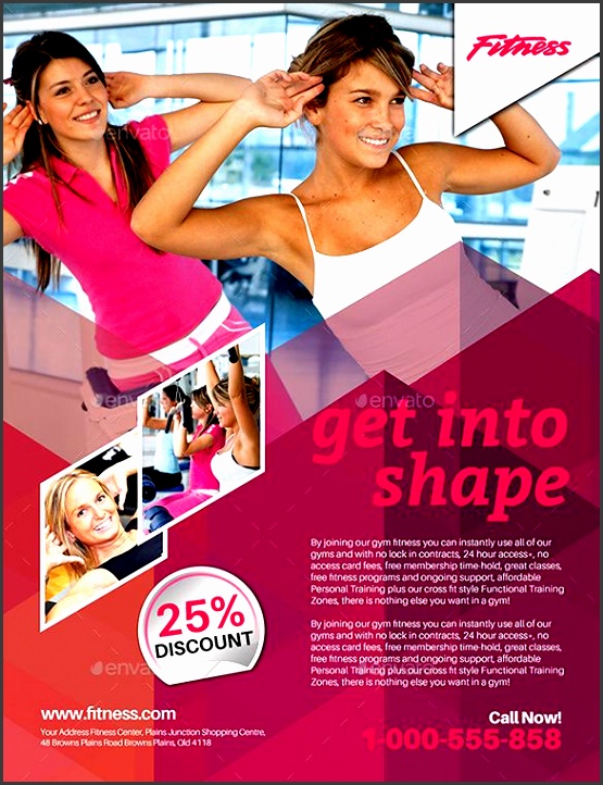 zumba fitness flyer template