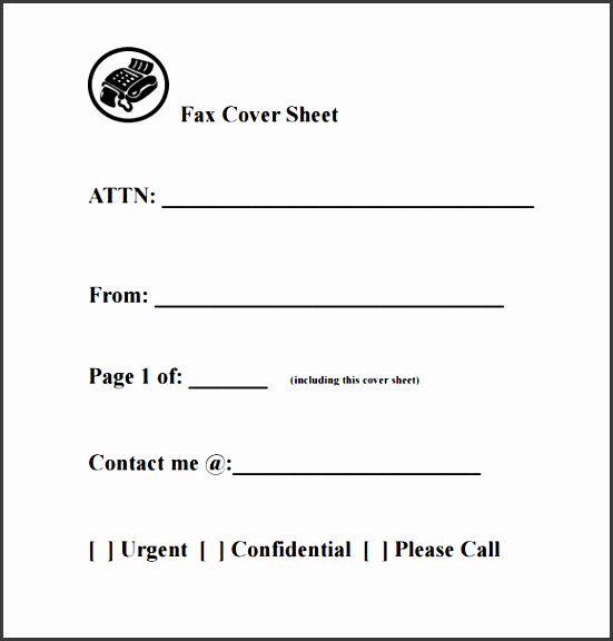 fax cover sheet template 9
