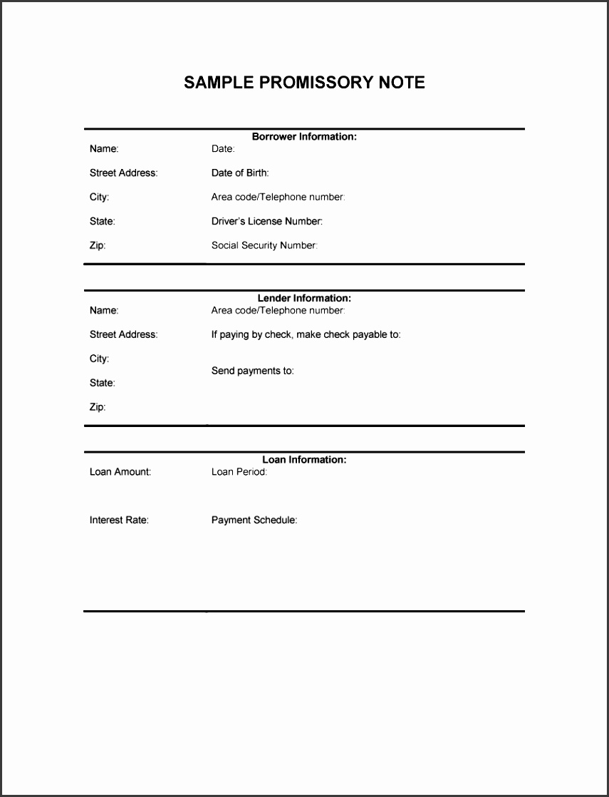 free promissory note template for personal loan best template idea 45 free promissory note templates forms word pdf template lab with free promissory note