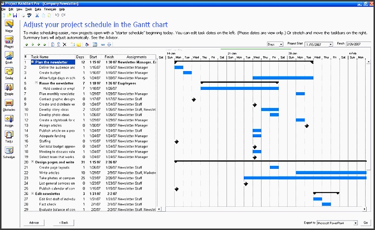 project planning software