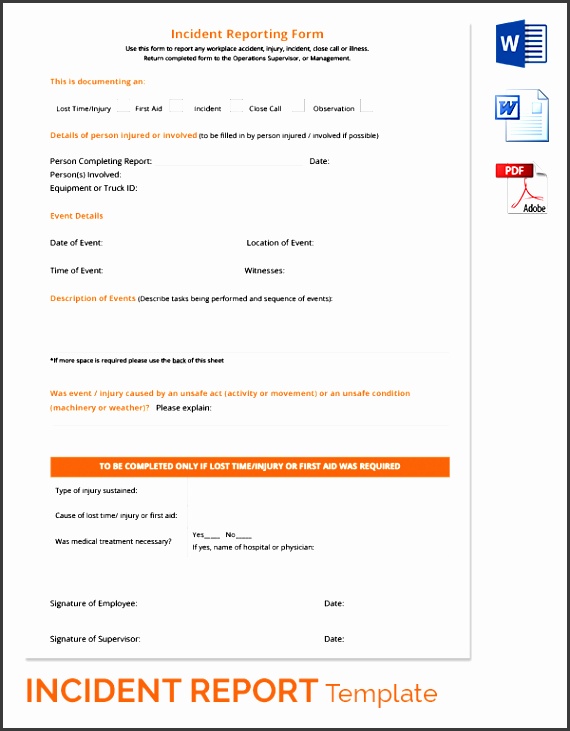 road accident reporting form free