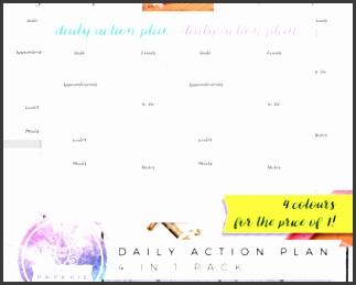 daily action plan a4 a5 a6 and us letter instant printable template