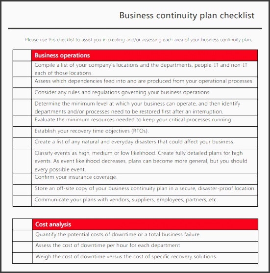 school business continuity plan template 7 free business continuity plan templates excel pdf formats templates