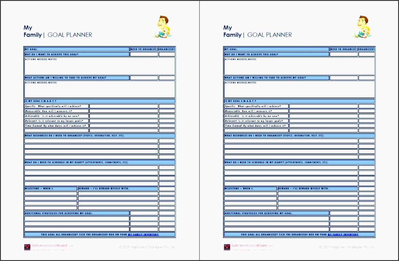 free your mind with life goal organizer