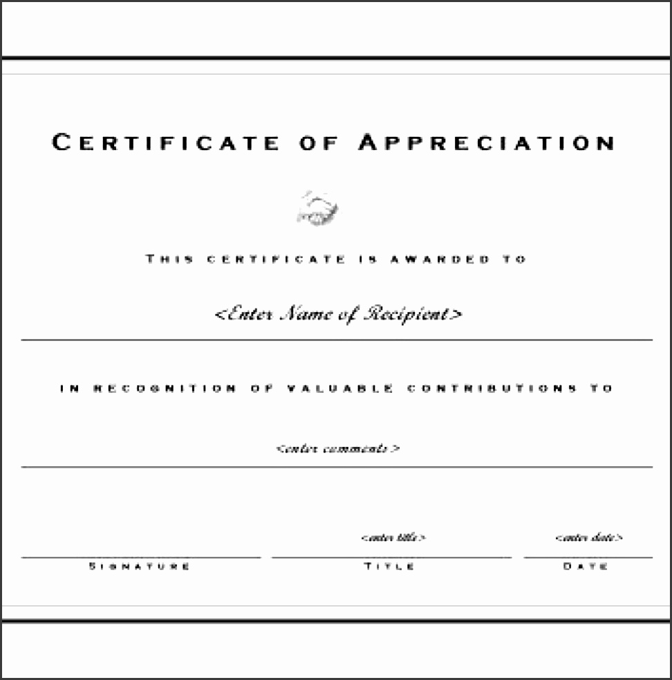 free printable certificates of appreciation with microsoft word certificate of appreciation template