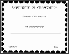 free certificate appreciation 3