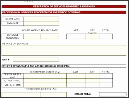 contractor invoice template 6 printable contractor invoices