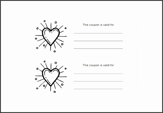 all purpose homemade coupon template