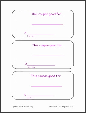 coupon book template