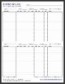 exercise log 180