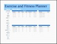 6 Printable Fitness Plan Template