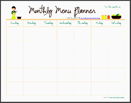 monthly menu planner an editable pdf monthly meal plan calendar b6 d imgmax 800
