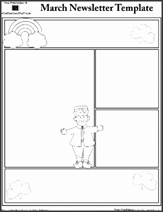 march newsletter template a to z teacher stuff printable pages bnKct printables thanksgiving newsletter template