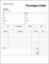 6 Printable Purchase order Template
