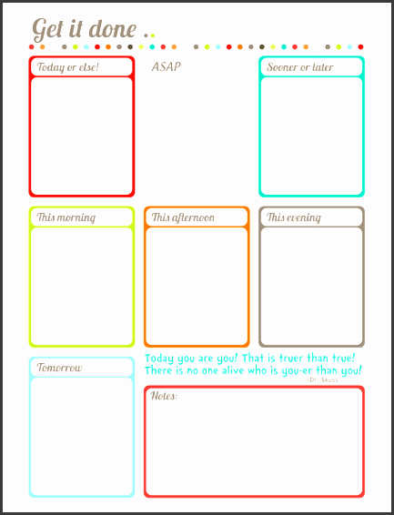 to do list schedule template to do list template