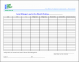 8 Printable Vehicle Mileage Log Template