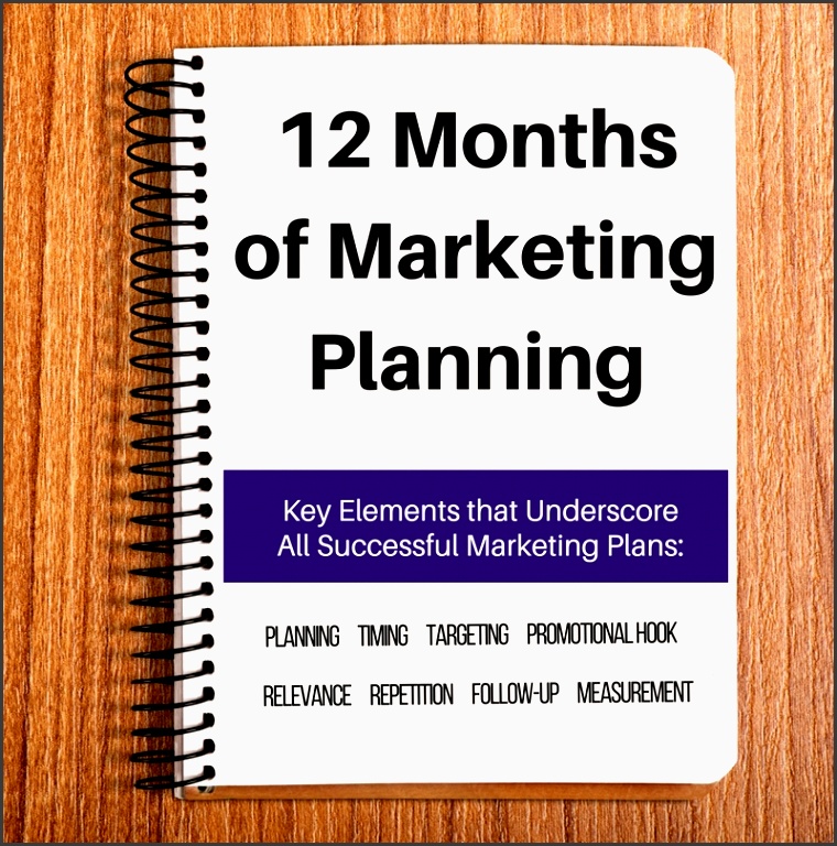 12 month marketing plan template calendar