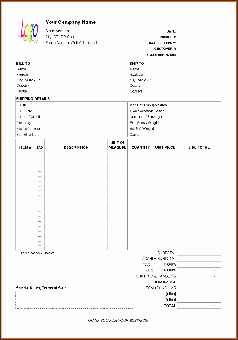 proforma invoice formatee proforma invoice template printed caption