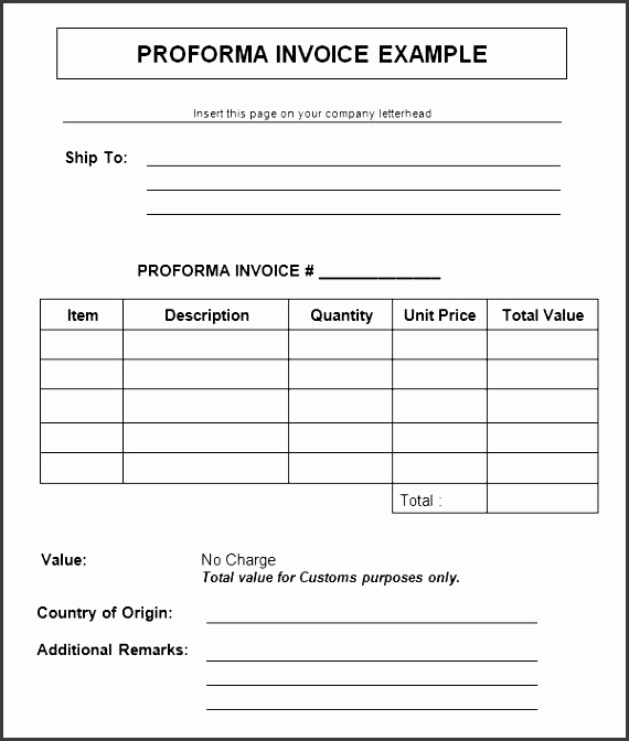 free invoice template word document 7 proforma invoice templates free documents in word free sample