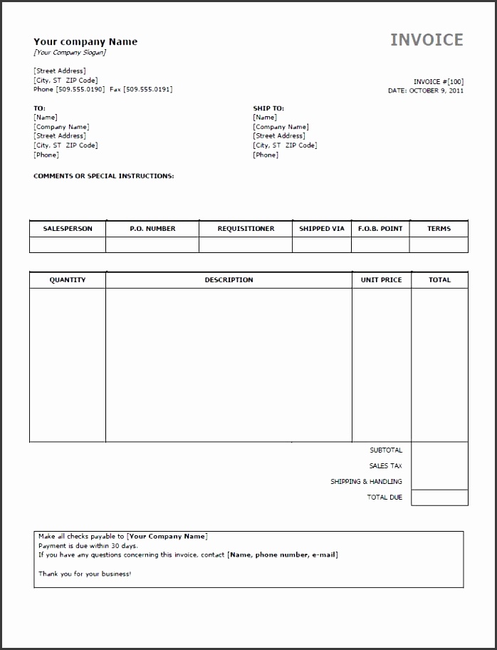 service invoice template pdf screenshot invoice template pdf free