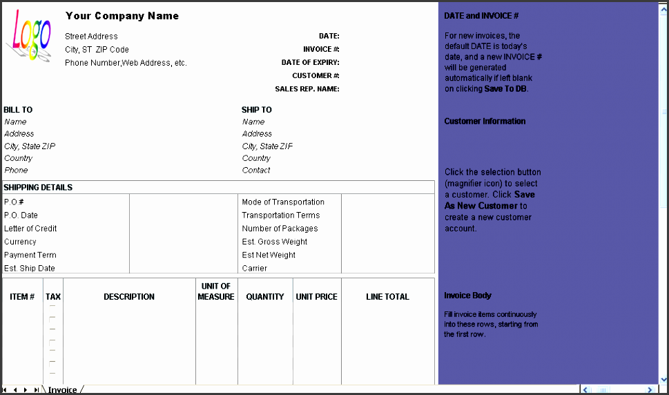 free proforma invoice template 2 10