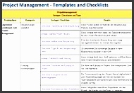 project management templates