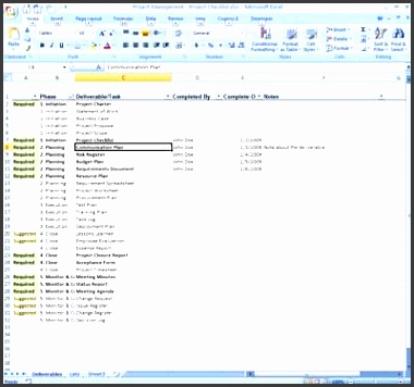 our project checklist template is an excel spreadsheet designed to list and track key project management deliverables through the life of a project