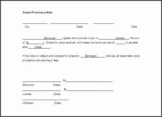 simple promissory note form promissory note template 34 free word pdf format free