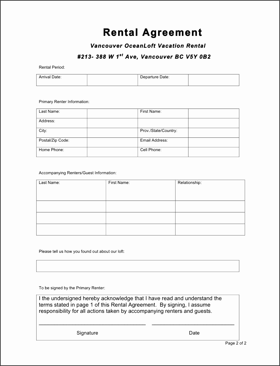 best solutions of 6 free rental agreement templates excel pdf formats unique lease template word awesome collection of sample property