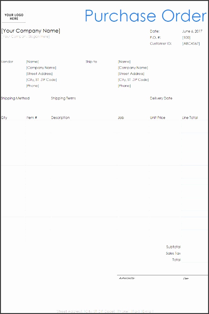 purchase order 2