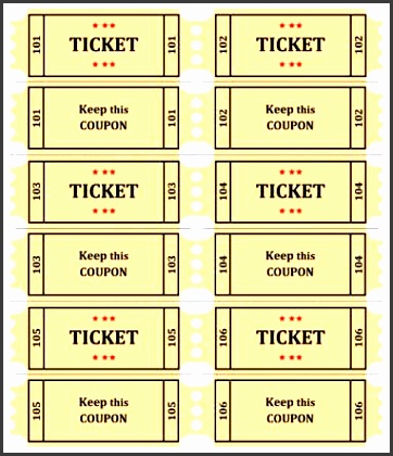 15 free raffle ticket templates follow these steps to create your own diy printable custom