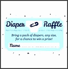 a free diaper raffle tickets printable and sign this is perfect for a baby shower